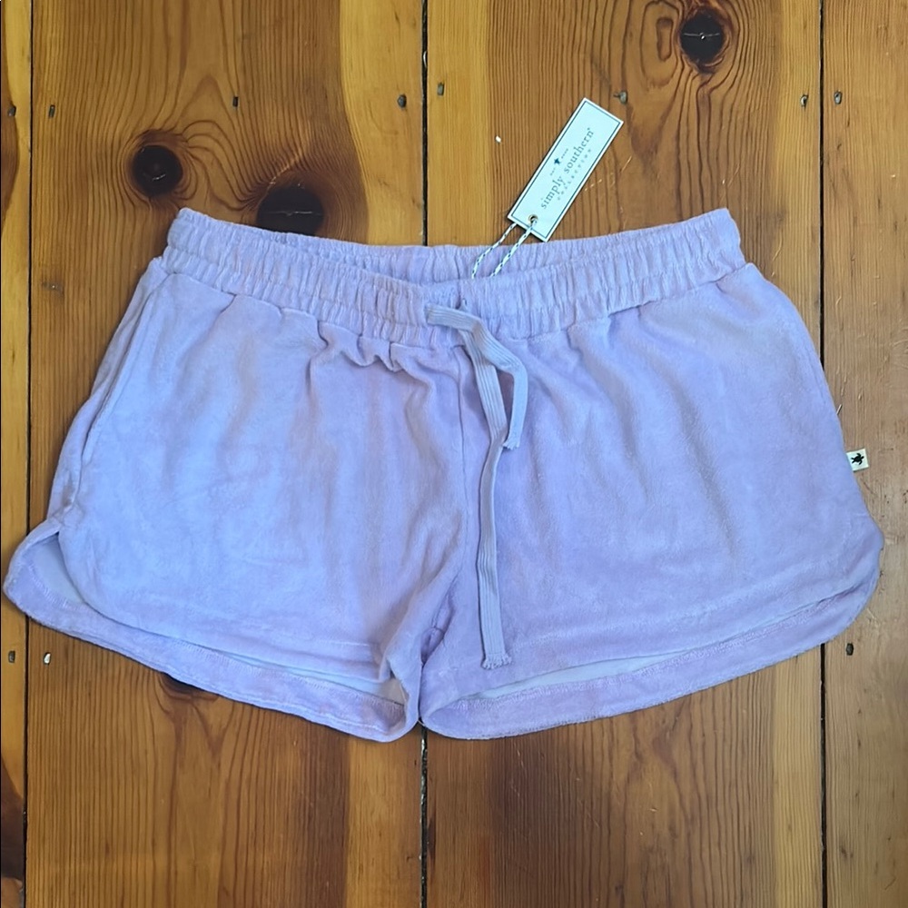 Purple Simply Southern Terry Cloth Women's Shorts